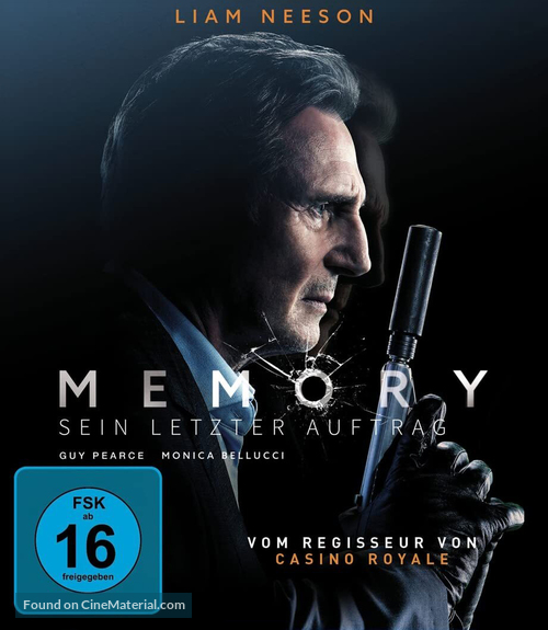 Memory - German Blu-Ray movie cover