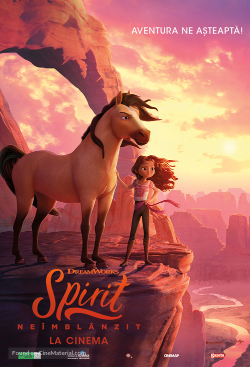 Spirit Untamed - Romanian Movie Poster
