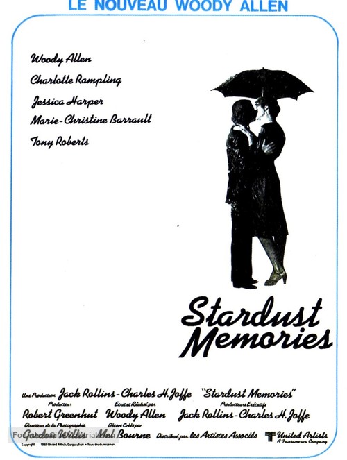 Stardust Memories - French Movie Poster