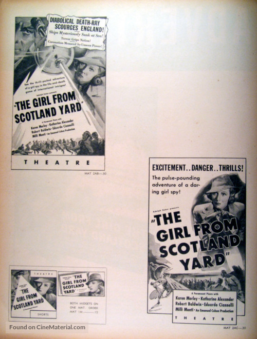 The Girl from Scotland Yard - poster