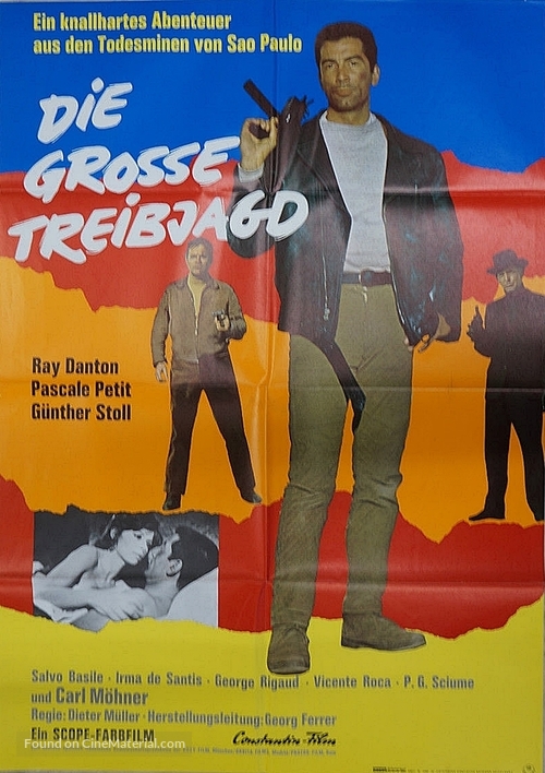 Die grosse Treibjagd - German Movie Poster