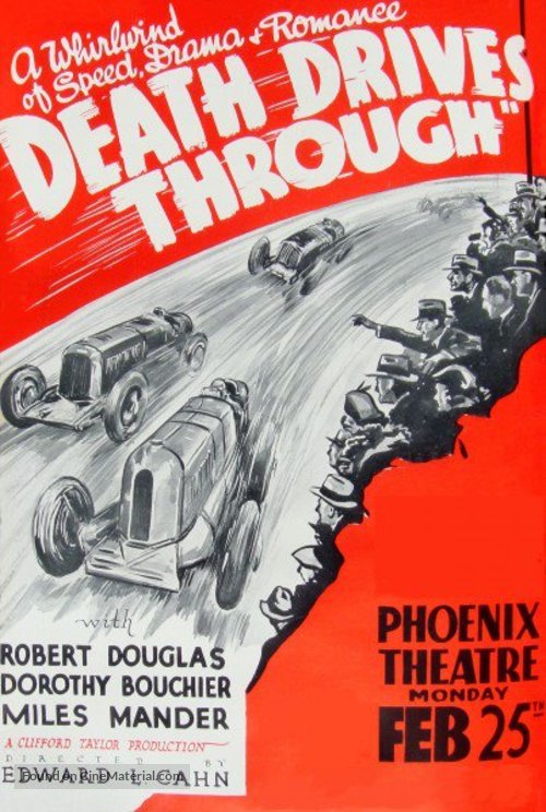 Death Drives Through - British Movie Poster