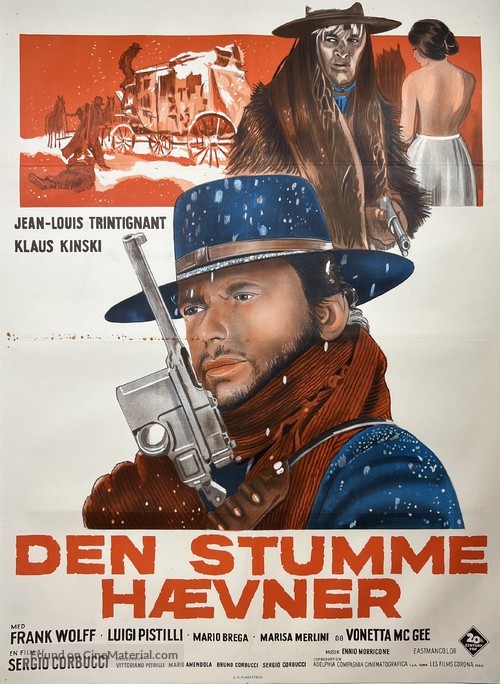 Il grande silenzio - Danish Movie Poster