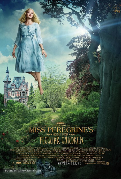 Miss Peregrine&#039;s Home for Peculiar Children - Movie Poster