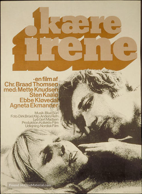 K&aelig;re Irene - Danish Movie Poster