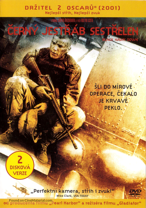 Black Hawk Down - Czech Movie Cover