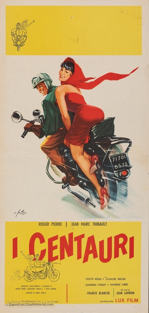 Les motards - Italian Movie Poster