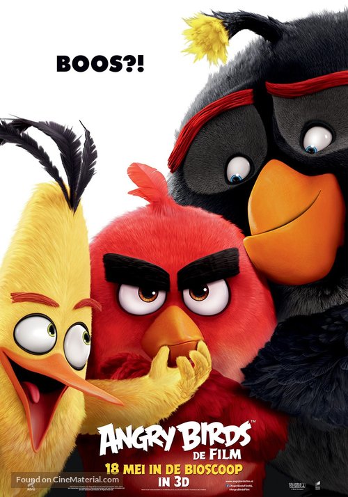 The Angry Birds Movie - Dutch Movie Poster