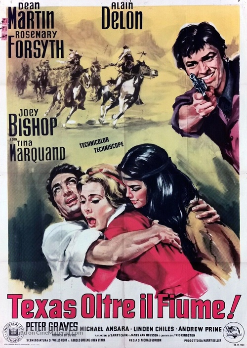 Texas Across the River - Italian Movie Poster