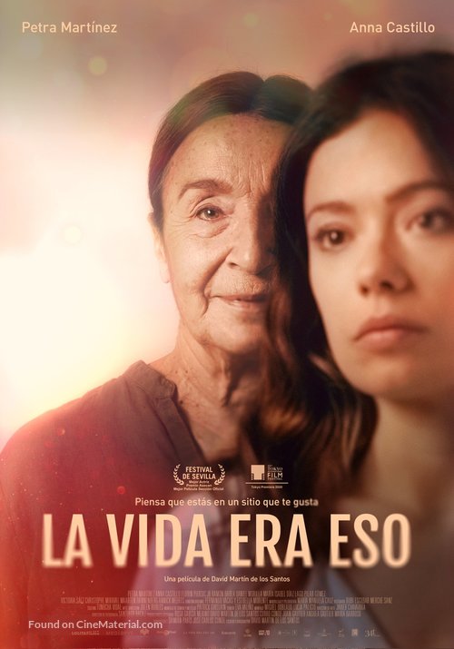 La vida era eso - Spanish Movie Poster