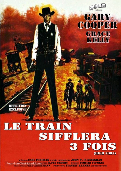 High Noon - French Re-release movie poster