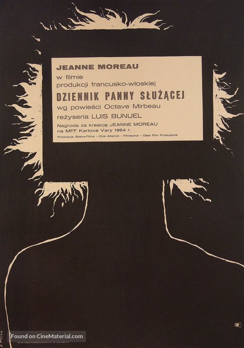 Le journal d&#039;une femme de chambre - Polish Movie Poster