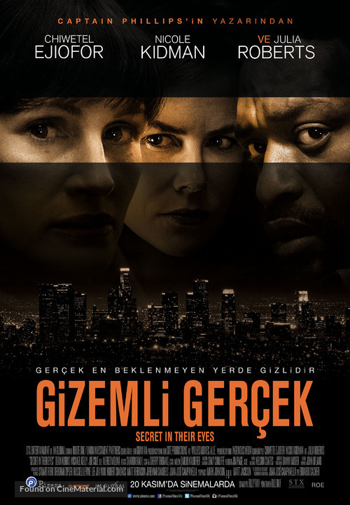 Secret in Their Eyes - Turkish Movie Poster