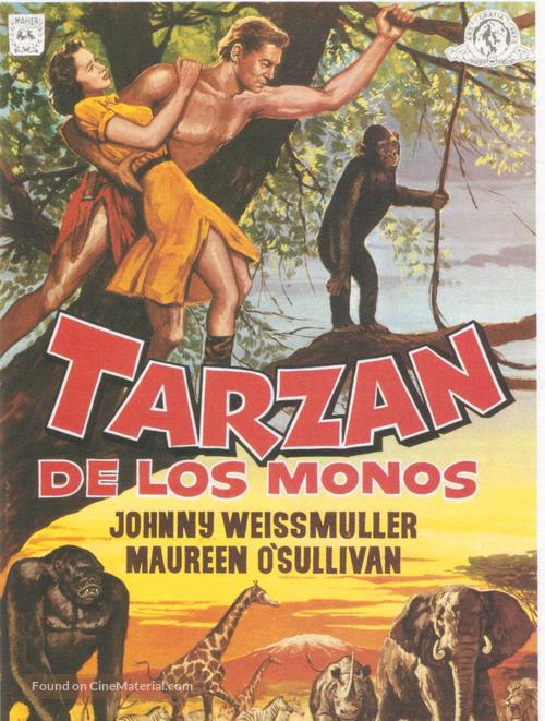 Tarzan the Ape Man - Spanish Movie Poster