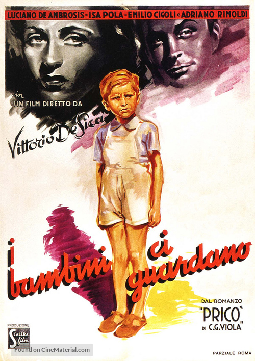 Bambini ci guardano, I - Italian Movie Poster