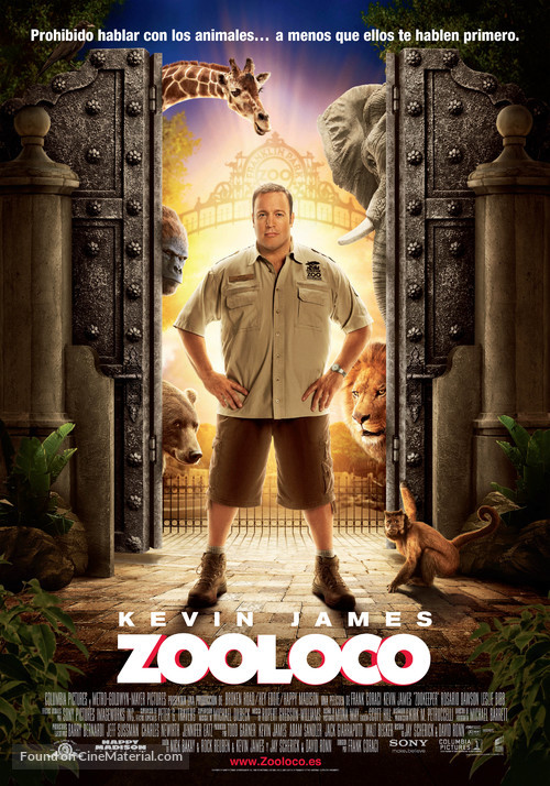 The Zookeeper - Spanish Movie Poster