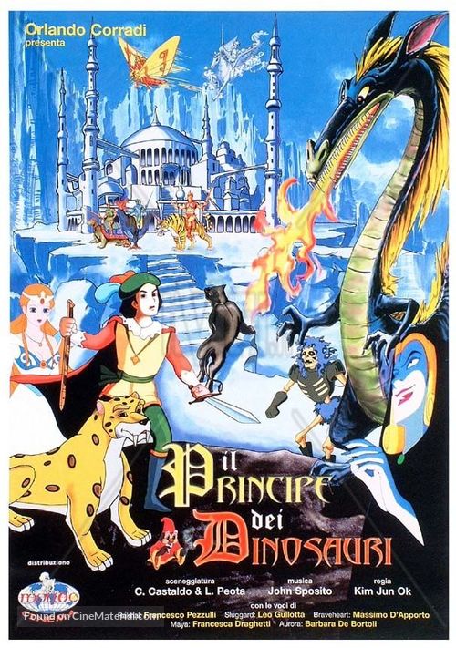 The Prince of the Dinosaurs - Italian Movie Poster