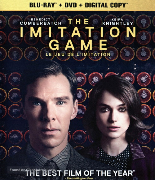 The Imitation Game - Blu-Ray movie cover