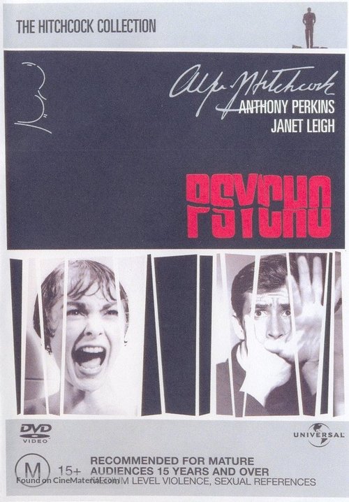 Psycho - Australian DVD movie cover