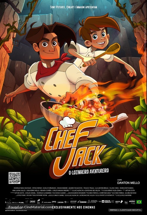 Chef Jack - O Cozinheiro Aventureiro - Brazilian Movie Poster