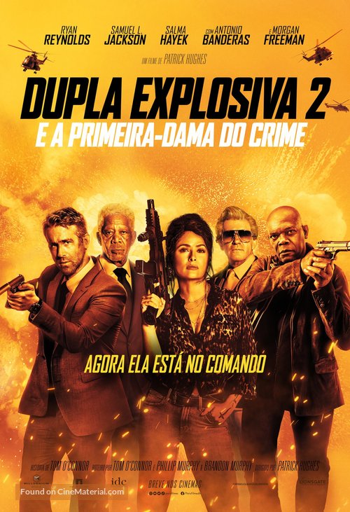 The Hitman&#039;s Wife&#039;s Bodyguard - Brazilian Movie Poster