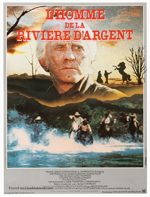 The Man from Snowy River - French Movie Poster