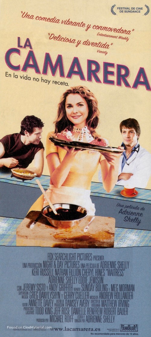 Waitress - Spanish Movie Poster