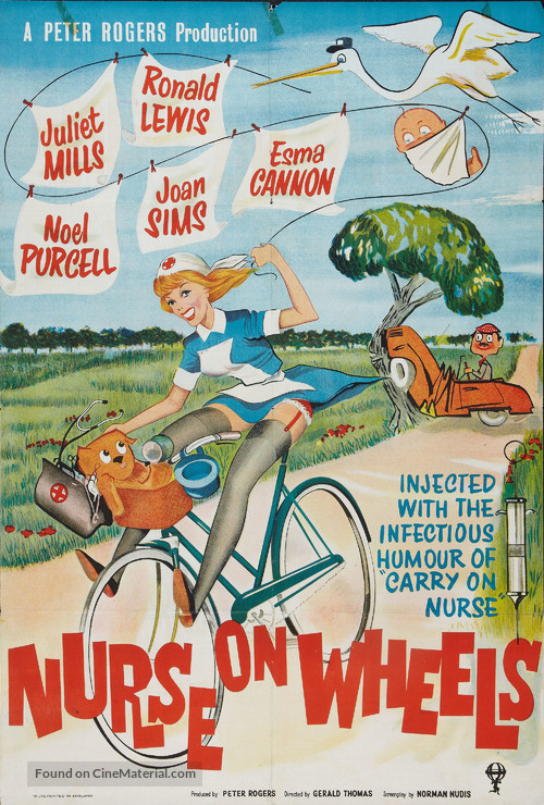 Nurse on Wheels - British Movie Poster