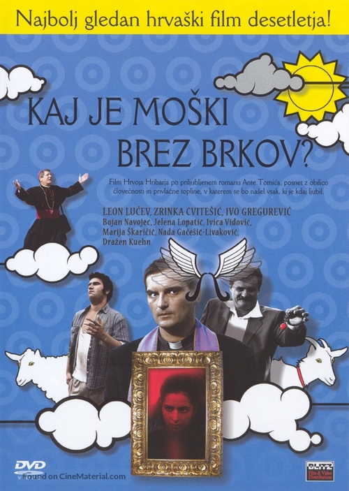 Sto je muskarac bez brkova? - Slovenian DVD movie cover