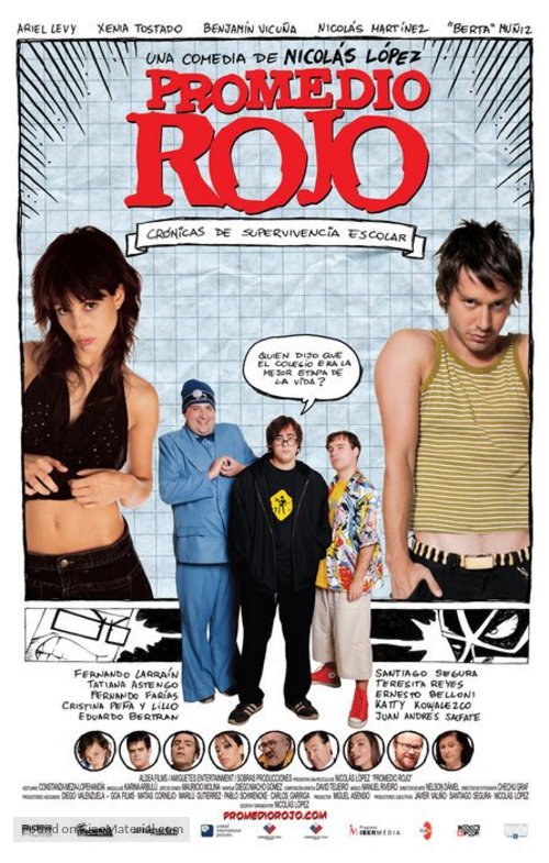 Promedio rojo - Spanish Movie Poster