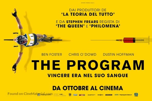 The Program - Italian Movie Poster