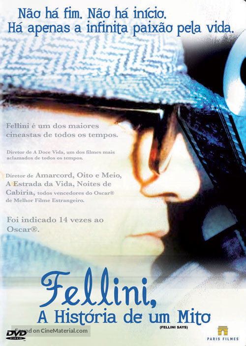 Federico Fellini - un autoritratto ritrovato - Brazilian poster