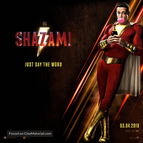 Shazam! - Belgian Movie Poster