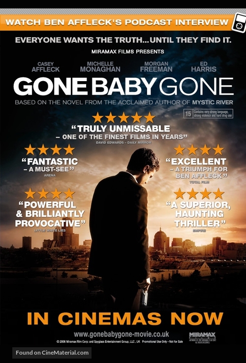 Gone Baby Gone - British poster