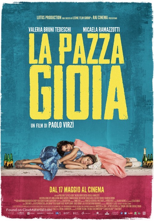La pazza gioia - Italian Movie Poster