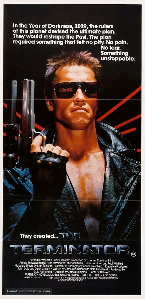 The Terminator - Australian Movie Poster