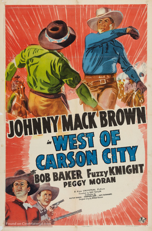 West of Carson City - Movie Poster