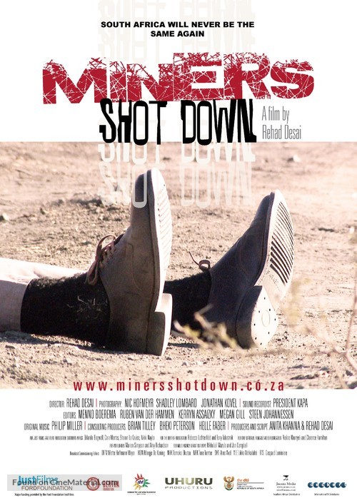 Miners Shot Down - South African Movie Poster