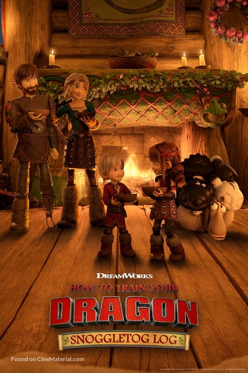 How to Train Your Dragon: Snoggletog Log - Movie Poster