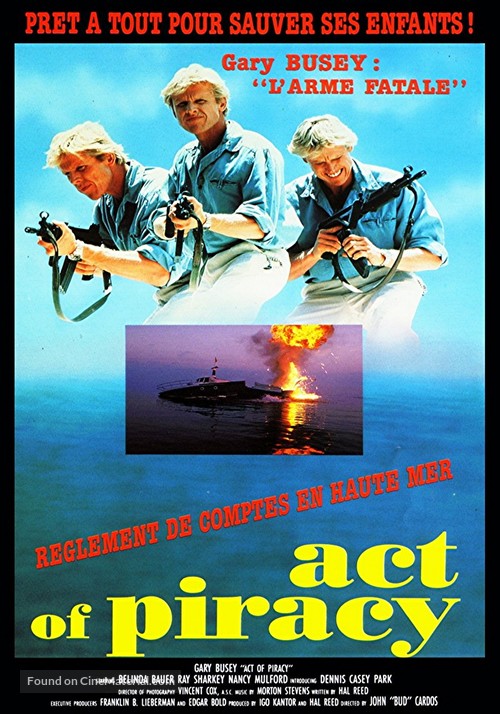 Act of Piracy - French DVD movie cover