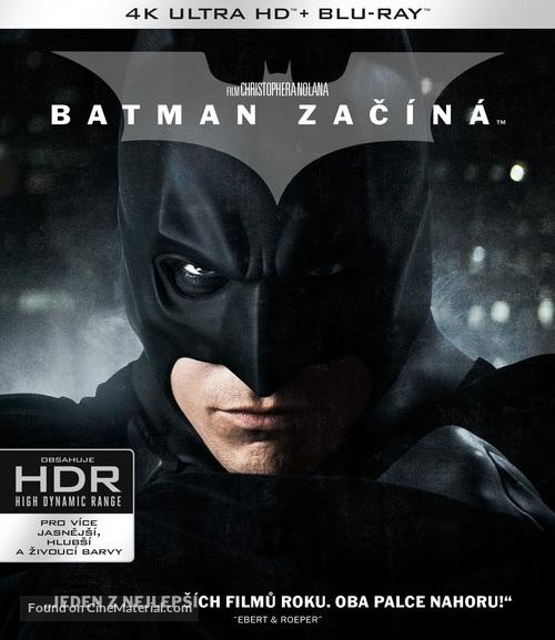 Batman Begins - Czech Blu-Ray movie cover