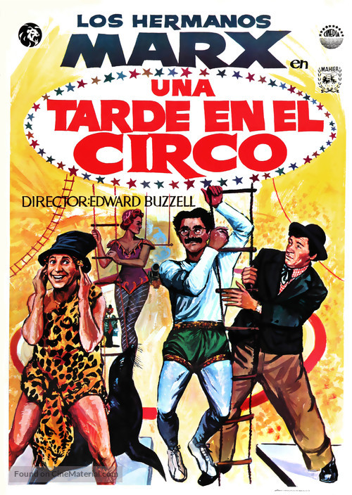 At the Circus - Spanish Movie Poster