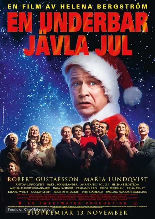 En underbar j&auml;vla jul - Swedish Movie Poster