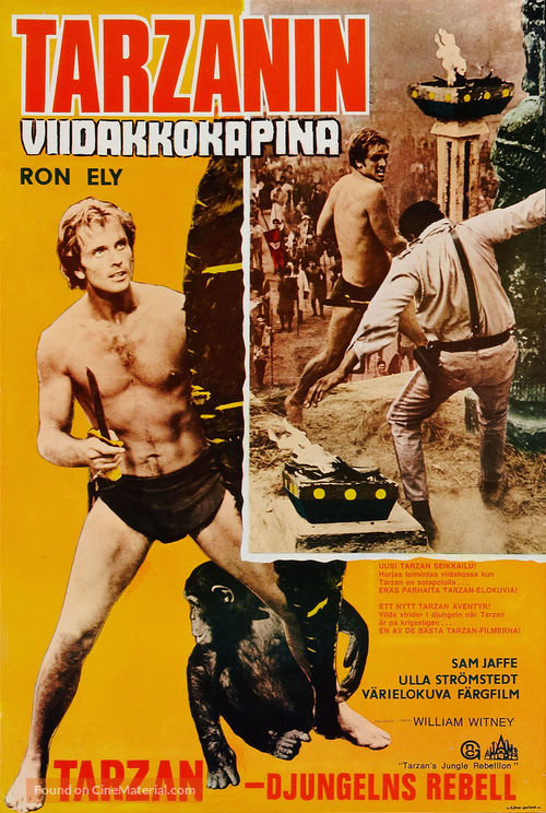 Tarzan&#039;s Jungle Rebellion - Finnish Movie Poster