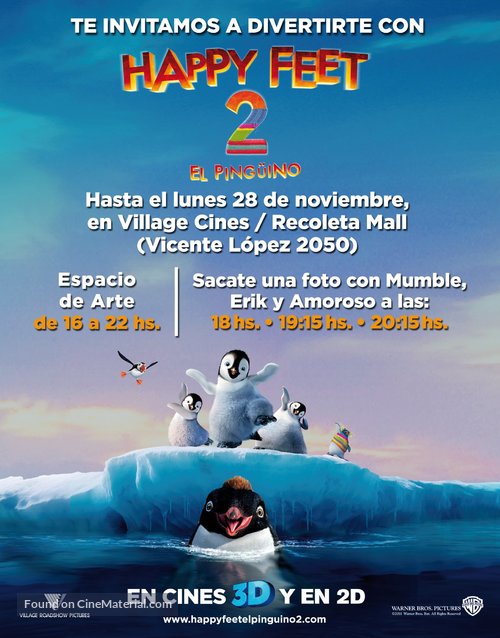 Happy Feet Two - Argentinian Movie Poster