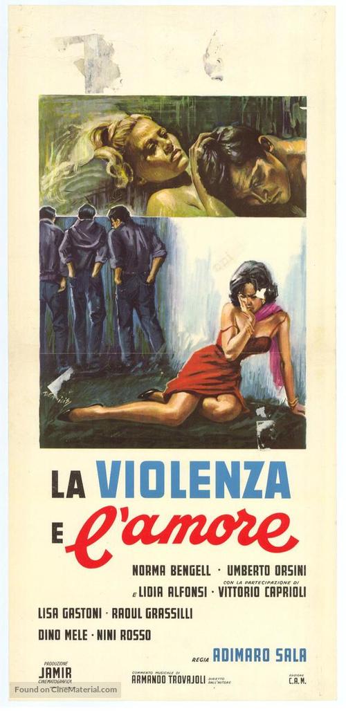 La violenza e l&#039;amore - Italian Movie Poster
