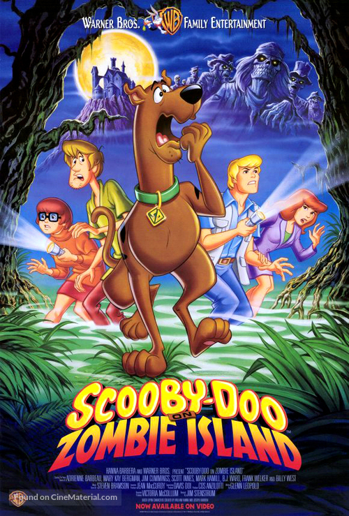 Scooby-Doo on Zombie Island - Video release movie poster