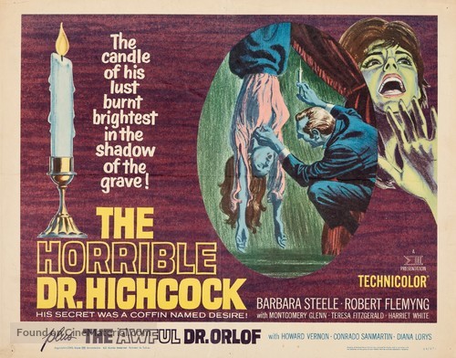 L&#039;orribile segreto del Dr. Hichcock - Combo movie poster