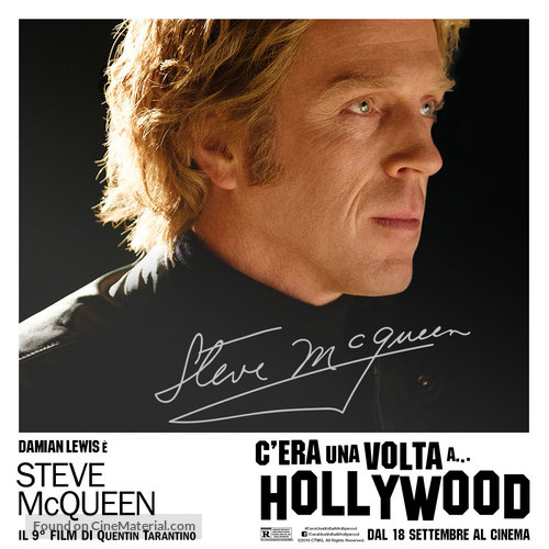 Once Upon a Time in Hollywood - Italian Movie Poster