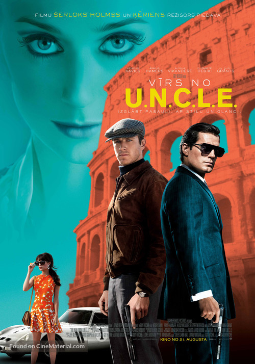 The Man from U.N.C.L.E. - Latvian Movie Poster